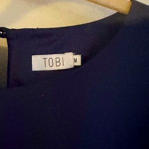 Casual mini navy blue dress, size Medium